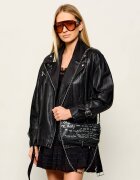 Zadig & Voltaire De piele geantă pe umăr ROCK GRAFFITI