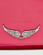 Zadig & Voltaire De piele geantă pe umăr ROCK VINTAGE PATENT