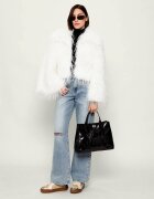 Zadig & Voltaire De piele geantă shopper JACK VINTAGE PATENT