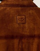 Zadig & Voltaire Geacă Lessa | Relaxed fit | piele întoarsă