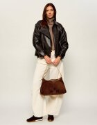 Zadig & Voltaire Geantă pe umăr Jim | piele întoarsă
