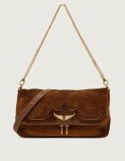 Zadig & Voltaire Geantă pe umăr Rocky II Western | piele întoarsă