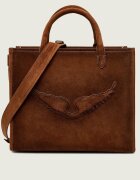 Zadig & Voltaire Geantă shopper Angel | piele întoarsă