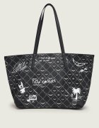 Zadig & Voltaire Geantă shopper Arty Tag cu adaos de piele