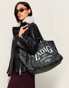 Zadig & Voltaire Geantă shopper Book Tag cu adaos de piele