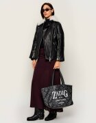 Zadig & Voltaire Geantă shopper Book Tag cu adaos de piele