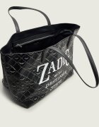 Zadig & Voltaire Geantă shopper Book Tag cu adaos de piele