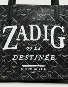 Zadig & Voltaire Geantă shopper Book Tag cu adaos de piele
