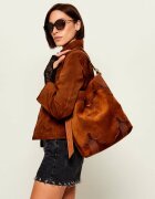 Zadig & Voltaire Geantă shopper Jane Western | piele întoarsă