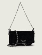 Zadig & Voltaire Poșetă plic Rock Mini | piele întoarsă