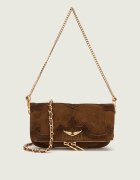 Zadig & Voltaire Poșetă plic Rock Mini | piele întoarsă