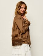 Zadig & Voltaire Poșetă plic Rock Mini | piele întoarsă