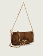 Zadig & Voltaire Poșetă plic Rock Mini | piele întoarsă