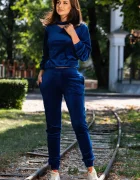 Chanttal Trening din catifea royal Priscilla cu banda in jurul gatului