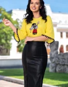 Effect Bluza dama tip ie cu ciucuri si tarancuta brodata