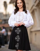 Effect Bluza ivoire tip ie cu broderie aurie