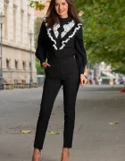 Effect Pantaloni office eleganti negri