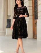 Ella Collection Rochie de ocazie in clos Margot cu crini