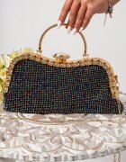 InPuff Basic Poseta eleganta Valeria cu strassuri multicolore