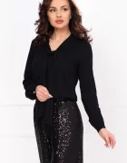 InPuff Bluza dama neagra din vascoza