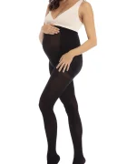 InPuff Dres gravida Materity negru din lycra 20 DEN