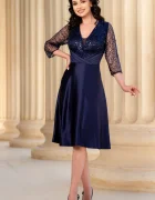 Josephine Rochie de ocazie bleumarin Alesia in clos cu bust paietat