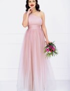 Josephine Rochie de seara Kendra lunga rose in degrade eleganta din tulle cu floare 3D