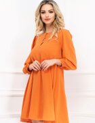 Moze Rochie de gravida portocalie
