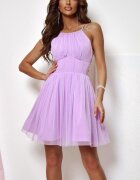 A&M Rochie baby doll scurta din tulle lila SindiW