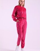 ADROM Trening dama casual catifea roz fucsia Elisa