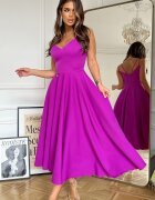 Bicotone Rochie midi in clos bishop retro Fabiola
