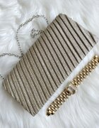  Geanta plic auriu glitter Dazzling