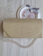  Geanta plic glitter auriu Diamond