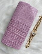  Geanta plic roz cu glitter Deema