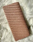  Geanta plic roz sampanie glitter Dazzling
