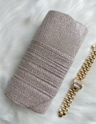  Geanta plic sampanie cu glitter Deema