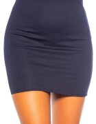 Koucla Fusta mulata vascoza scurta bleumarin navy Desmone