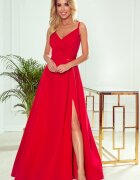Numoco Rochie lunga rosie vaporoasa Scarlett