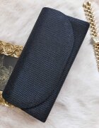  Plic glitter negru cu striatii Brilliance