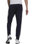 adidas Pantaloni barbati Essentials Warm-Up Tapered 3-Stripes H46106