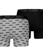 Puma Boxeri barbati Men Everyday Aop Print Boxer 2p Mid 93832402