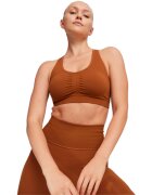 Puma Bustiera femei 4keeps Shapeluxe Seamless Bra Teak 52436181