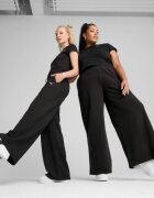 Puma Pantaloni femei Wardrobe Ess Relaxed Wide Leg Sweatpants 62975401