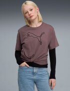 Puma Tricou femei Her Relaxed Graphic Tee Raisin 68814988
