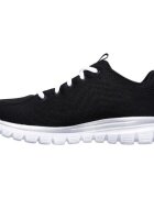 Skechers Pantofi sport femei Get Connected 12615W-BKW