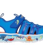 Skechers Sandale copii Play Scene Splash 407041N-LTBL