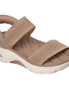 Skechers Sandale femei Go Walk Arch Fit 20 Sandal - 140844-TAN