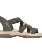 Skechers Sandale femei Reggae Slim - Stretch Flex 163460-OLV