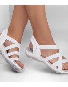 Skechers Sandale femei Reggae Slim - Stretch Flex 163460-WHT