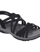 Skechers Sandale femei Reggae Slim - Summer Getaway 163571-BLK